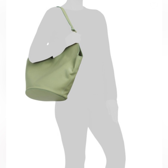 VIOLA CASTELLANI Made in Italy Oval Bottom Hobo Bag - Leather - Picture 2 of 5